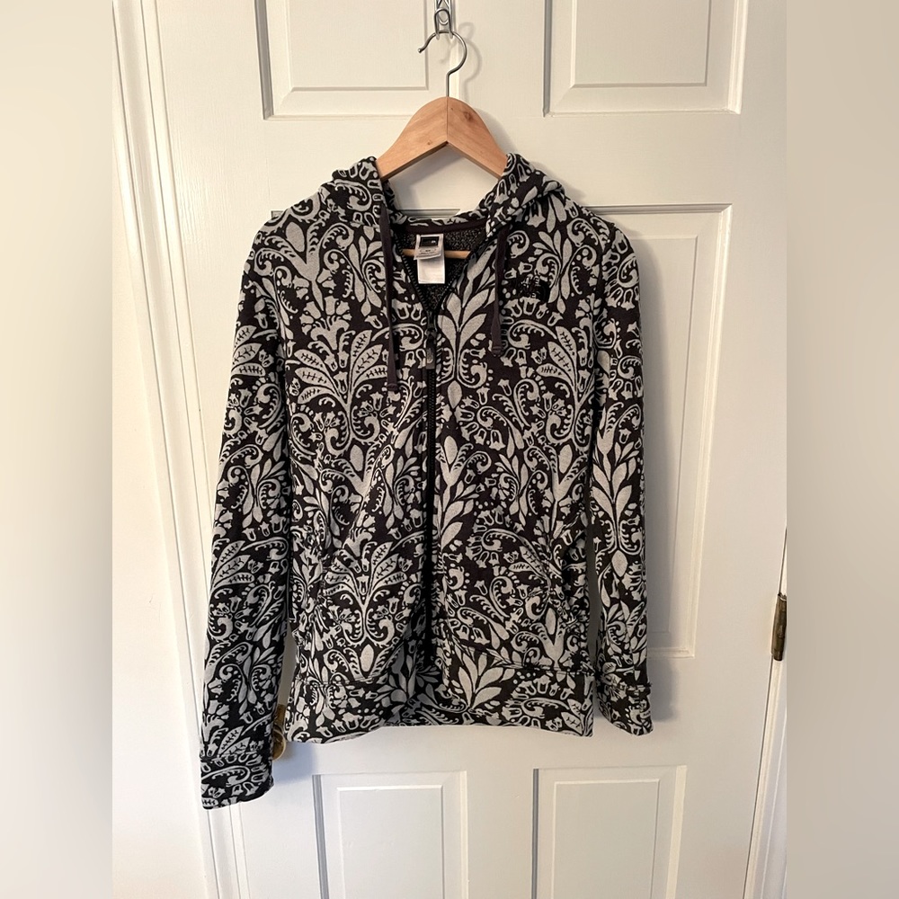 NorthFace Paisley Zip-up Sweatshirt